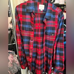 American Eagle - flannel plaid - size XL